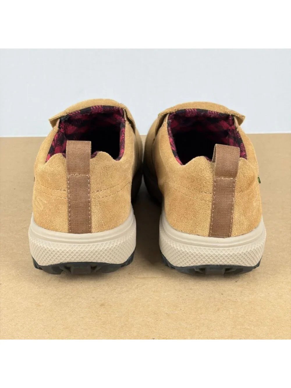 Skechers Ultra Outdoor Pine Slip On Shoes Womens 7 Tan Suede Goga Mat Comfort